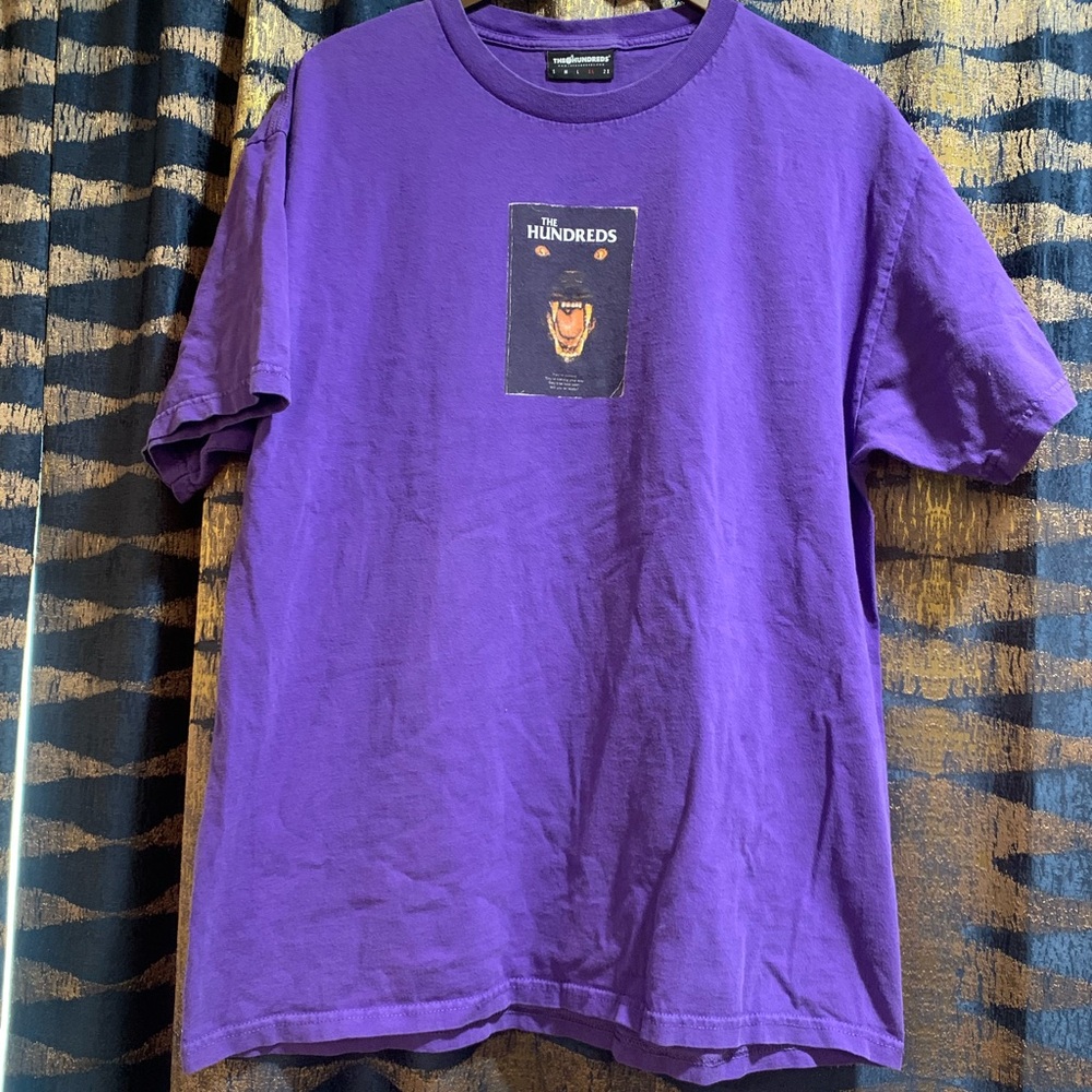 The Hundreds Purple Short Sleeve Tee